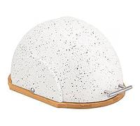 Maestro MR-1678-G Portapane per la Conservazione del Pane, Coperchio Scorrevole, Apertura Frontale, Contenitore per Pane e Pasticceria Viennese, Design Moderno, Bianco