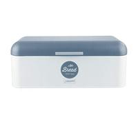 Maestro MR-1772 Portapane Retro per la Conservazione del Pane, Contenitore per Pane e Pasticceria Viennese, Design Vintage, Bianco - Grigio