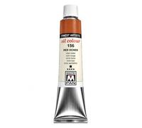 Maestro Pan Colore a Olio Extra-Fine Professionale N. 156 Ocra Rossa, 45 ml - PY42 Ossido di Ferro Idratato Sintetico, Rosso Terra Caldo, Coprente, ASTM I