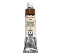 Maestro Pan Colore a Olio Professionale Extra-Fine N. 133 Transparent Golden Ochre, 45 ml - Pigmenti PY42 e PY150, Ocra Dorata Semitrasparente, Eccellente Resistenza alla Luce