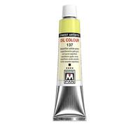 Maestro Pan Colore a Olio Professionale Extra Fine N. 137 Neapolitan Yellow Green, 45 ml - PY35, PW6, PG18, Giallo Verde Coprente, Eccellente Resistenza alla Luce