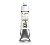 Maestro Pan Colore ad Olio Professionale Extra-Fine N. 107 Enamel Titanium, 45 ml - Bianco Titanio, Pittura ad Olio per Artisti, Alta Pigmentazione, Eccellente Resistenza alla Luce ★★★★