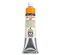 Maestro Pan Colore ad Olio Professionale Extra-Fine N. 127 Cadmium Yellow Deep, 45 ml - Pigmento PY35, Giallo di Cadmio Scuro, Elevata Coprenza, Resistenza alla Luce ASTM I