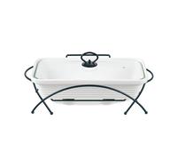 Maestro Scaldavivande ceramica 2,4 L con coperchio vetro