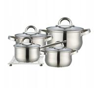 Maestro set pentole 9 pezzi MR-2021 inox 1,5-5 L lavabile in lavastoviglie