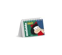 MAFALDA 2027 CALENDARIO DE ESCRITORIO VERDE SIN CAJA