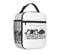 Mafalda Musica da Ballo Borse Isolate per Il Pranzo Borsa Termica Contenitore per Pasti Tote Grande Lunch Box Borse per Cibo Picnic da Lavoro