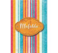 Mafalda: Taccuino A5 | Nome personalizzato Mafalda | Regalo di compleanno per moglie, mamma, sorella, figlia ... | Design: carta colorata | 120 pagine a righe, piccolo formato A5 (14.8 x 21 cm)