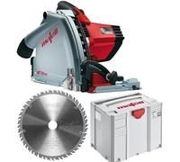 MAFELL 917609 - Sega a immersione MT 55 cc MidiMAX Fan Edition (motore CUprex ad alte prestazioni da 1400 Watt, profondità di taglio 57 mm nella valigetta di trasporto T-Max, con lama di ricambio