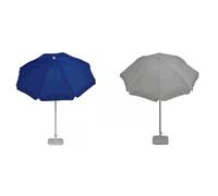 Ombrellone da Giardino Ø165 cm con Palo Ø32 mm in Acciaio Maffei Asia Ecrù