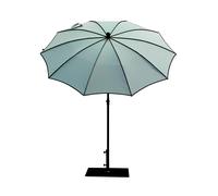 Maffei Ombrellone da Giardino Border in Dralon Ø200cm palo centrale Ø27/30mm Bia