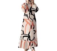mafia Abaya - Vestito da preghiera da uomo e donna, a maniche lunghe, stile musulmano, stile caftano, beige., M