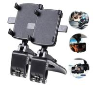 Mafian240 Phone Holder, Mafian240 Multifunctional Car Dashboard Mobile Phone Holder, Swivelling Stand Car Phone Holder, Universal 360 Rotatable Car Rearview Mirror Phone Holder (2pcs)