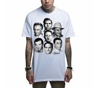 Mafioso Nato Killers da Gangster Crimine Boss Capone Gotti Cosa Nostra Camicia