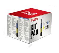 Ma-Fra Kit Pad Slim L A0275 MF 2.0 - Kit mix 4 tamponi per lucidatura (giallo, blu, nero, bianco)
