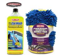 MAFRA CAR WASH Shampoo con Cera Pulizia Veloce Auto + Guanto Microfibra Lavaggio