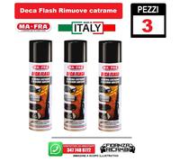 MAFRA DECA FLASH RIMUOVE RESIDUI ADESIVI SCIOGLIE CATRAME COLLA AUTO MOTO X3