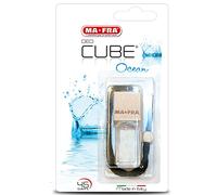 Ma-Fra, Deo Cube Ocean, Profumatore per Auto, Fragranza Fresca e Marina, Rinfresca Abitacolo e Piccoli Ambienti, Design Elegante a Forma di Cubo e Tappo in Legno, Profumazione a Lunga Durata, 5ml