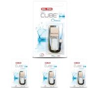 MAFRA, Deo Cube Ocean, Profumatore per Auto, Fragranza Fresca e Marina, Rinfresca Abitacolo e Piccoli Ambienti, Design Elegante a Forma di Cubo e Tappo in Legno, Profumazione a Lunga Durata, 5ml