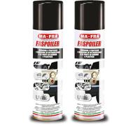 MAFRA, Faspoiler, Trattamento Spray per Parti in Gomma e Plastica Esterne Auto, Rinnova e Previene lo Scolorimento dei Fascioni in Vetroresina dell'Auto, Bomboletta da 300 ml (Confezione da 2)