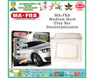 Mafra H0173 Clay Medium Hard Decontaminante Carrozzeria Detailing 200 g