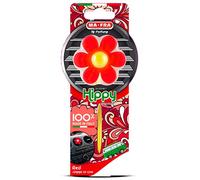 Ma-Fra, Hippy Summer Of Love, Profumatore Auto, Deodorante Auto con Design a Forma di Fiore in Gomma, Colore Rosso, Fragranza Aromatica e Calda come l'Estate, Durata Fino a 6 Settimane, 1 Unità