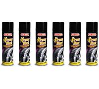 MAFRA KIT 6 PEZZI EXTREME BLACK NERO GOMME LUCIDO EFFETTO BAGNATO, RESISTENTE AL