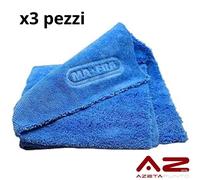 mafra ma fra panno in microfibra per auto double face 40x40 3 panni lucidatura
