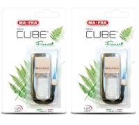MAFRA MAFRA, Deo Cube Forest, Profumatore per Auto Piccoli Ambienti (Confezione da 2)