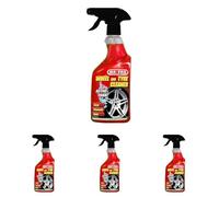 MAFRA, Pulitore Cerchi e Gomme, Deterge e Sgrassa gli Pneumatici delle Auto, Ideale per Rinnovare Cerchi e Gomme, Utilizzabile con Schiuma o Senza Schiuma, Formato 500ml (Confezione da 4)