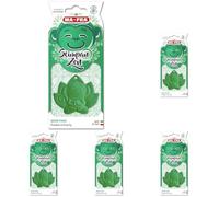 MAFRA, Scimpanzen Green Power, Profumatore Auto in Gomma Profumata, Scimmietta in Meditazione su Fiore di Loto, Ispirato alla Filosofia Zen, Fragranze Fresche di Limone Verde e Bergamotto, 1 pezzo