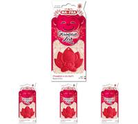 MAFRA, Scimpanzen, Profumatore Auto Tema Scimmia, Fragranza Dolce e Fruttata, Profumazione Strawberry & Red Fruits (Confezione da 4)