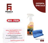 Mafra Trattamento 3 in 1 Plastiche Per Lavaggio Interno con Panno Microfibra