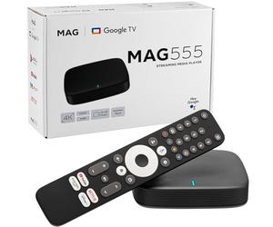 MAG 555 Original Infomir & hb-digital 4K Set Top Box Multimedia Player Internet TV Receiver UHD + cavo HDMI