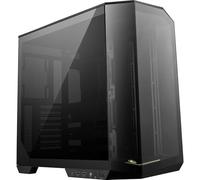 MSI MAG PANO 100L PZ Custodia PC ATX - Compatibile con installazione verticale di scheda grafica, supporto GPU, filtri antipolvere, gabbia di archiviazione girevole, doppio vano, USB Type-C 20 GB/s