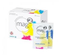 Mag2 con 2,25g Magnesio Pidolato Aroma Limone 20 Bustine
