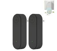 Magair Air Purifier, Magair Air Purifier Plug In, Mag Airs Purifiers, Silent Design/360° Full Surround, Remove Smell, Pollutants, Suitable for Bedrooms, Toilets, Closets, Pet Room (Black,2 pcs)