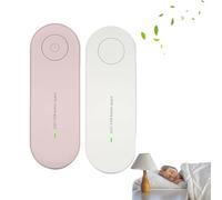 Magair - Magair Air Purifier, Magair Air Purifier Plug In, Mag Airs Purifiers, Portable Mini Quiet Air Freshener Suitable, for Bedrooms, Toilets, Closets, Pet Room, Office (White+Pink)