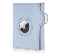 MAGATI Portafoglio sottile con scomparto per monete, protezione RFID - Mini portafoglio da uomo e donna piccolo - il Santo porta carte - porta carte di credito - scomparto per carrello della spesa -