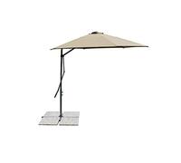 OMBRELLONE PALO LATERALE 2x3 METRI TORTORA