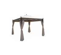 Magazzini Cosma S.P.A. Gazebo siwa 3x3 mt telo beige con zanzariere GAZEBO SIWA 3X3 MT TELO BEIGE CON ZANZARIERE