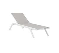 Magazzini Cosma S.P.A. Nottingham, lettino impilabile grigio chiaro Nottingham, lettino impilabile grigio chiaro