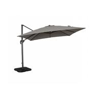 Magazzini Cosma S.P.A. Ombrellone Saturno con palo laterale antracite, telo grigio,3x3 m Ombrellone Saturno con palo laterale antracite, telo grigio,3x3 m