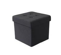 Magazzini Cosma S.P.A. POUF CONTENITORE QUADRATO IN STOFFA nero POUF CONTENITORE QUADRATO IN STOFFA nero
