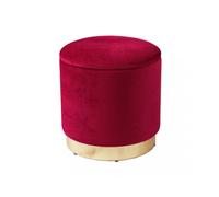 Magazzini Cosma S.P.A. POUF CONTENITORE ROTONDO IN VELLUTO BORDEAUX POUF CONTENITORE ROTONDO IN VELLUTO BORDEAUX