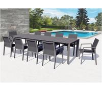 Magazzini Cosma S.P.A. Sacramento, tavolo 215/280x100cm antracite Sacramento, tavolo 215/280X100cm antracite