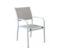 Magazzini Cosma S.P.A. Set 4 poltrone savannah impilabili bianco Set 4 Poltrone Savannah impilabili bianco