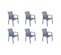 Magazzini Cosma S.P.A. SET 6 POLTRONE MAILI IMPILABILI antracite SET 6 POLTRONE MAILI IMPILABILI antracite