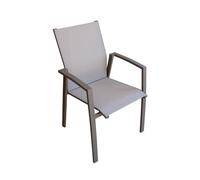 Magazzini Cosma S.P.A. Set 8 poltrone maili impilabili taupe SET 8 POLTRONE MAILI IMPILABILI taupe