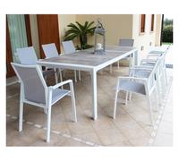 Magazzini Cosma S.P.A. Tavolo portland 175/235 x 100 bianco TAVOLO PORTLAND 175/235 X 100 BIANCO